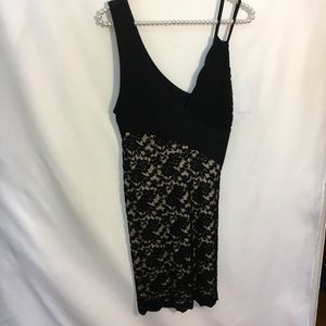 Free People. Strappy Lace Little Black Dress. Sz S.